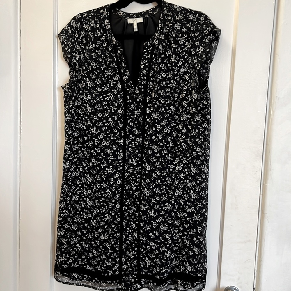 Silk joie print dress